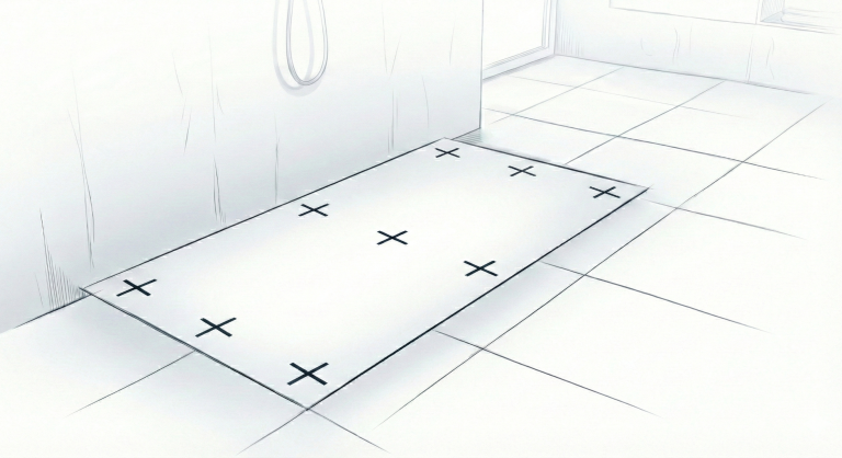 Duschwannen Ablauf Sonderanfertigung 